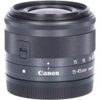 Canon EF-M 15-45mm f/3.5-6.3 IS STM - Zwart CM9709, Overige typen, Ophalen of Verzenden