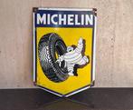 Michelin - Enseigne en émail - Plaque émaillée vintage