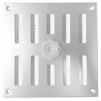 Aluminium afsluitbaar schuifrooster opbouw 155 x 155mm, Verzenden, Nieuw