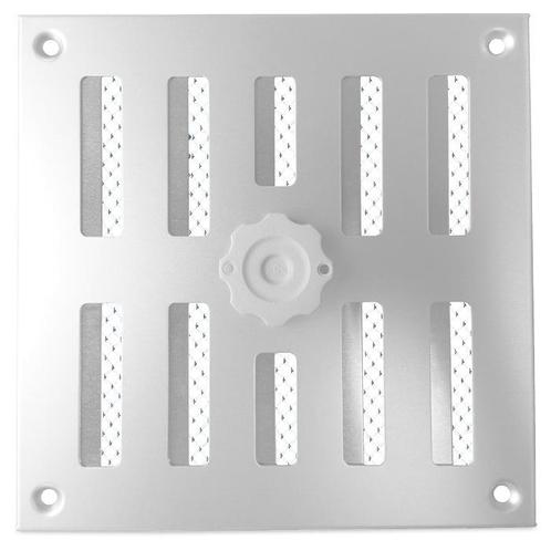 Aluminium afsluitbaar schuifrooster opbouw 155 x 155mm, Doe-het-zelf en Bouw, Ventilatie en Afzuiging, Nieuw, Verzenden