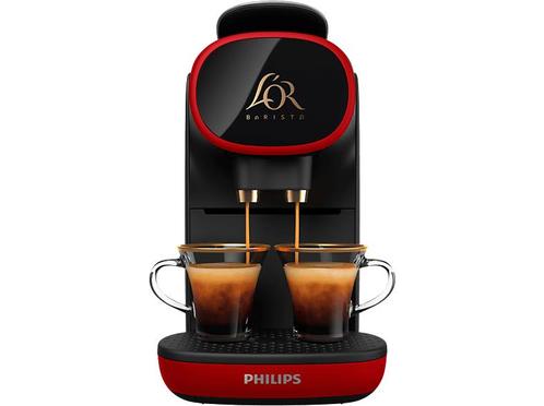 Philips -  L’or Barista  - Rood, Elektronische apparatuur, Koffiezetapparaten, Nieuw, Koffiepads en cups, Koffiemachine, Afneembaar waterreservoir