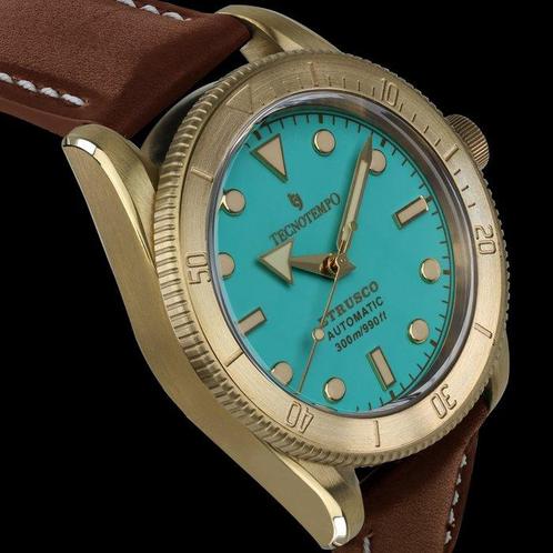 Tecnotempo - Automatic - Bronze Etrusco - Limited Edition, Handtassen en Accessoires, Horloges | Heren