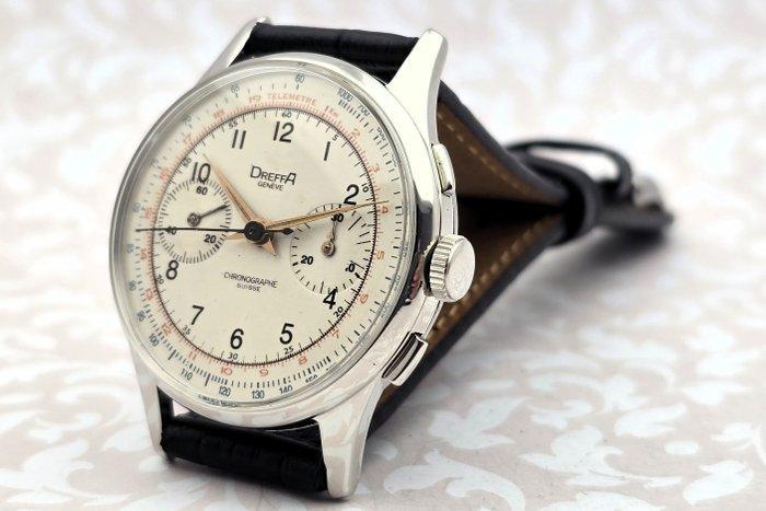 Chronographe Suisse - Dreffa - Cal. Landeron 51 - Zonder, Handtassen en Accessoires, Horloges | Heren