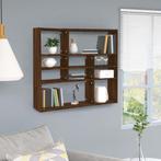 vidaXL Wandschap 90x16x78 cm bewerkt hout bruin eikenkleur, Huis en Inrichting, Kasten | Wandmeubels, Verzenden, Nieuw
