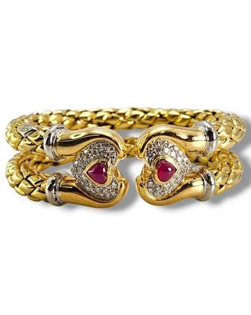 Chimento - Bracelet - 18 carats Or jaune, Bracelet manchette