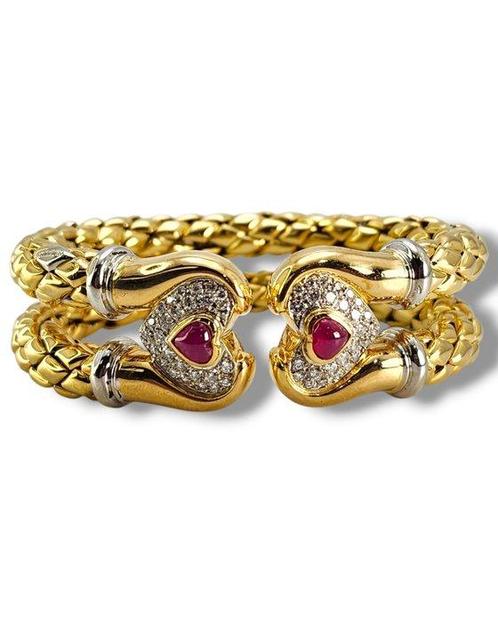 Chimento - Bracelet - 18 carats Or jaune, Bracelet manchette, Handtassen en Accessoires, Antieke sieraden