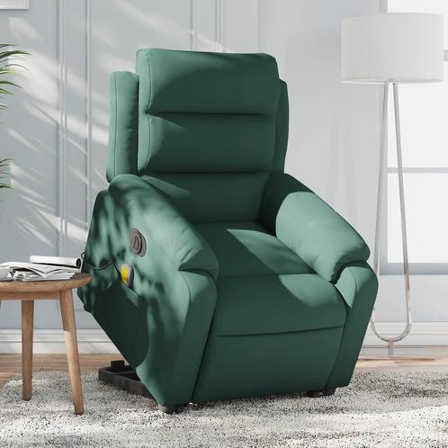 vidaXL Sta-op-massagestoel elektrisch verstelbaar fluweel, Huis en Inrichting, Fauteuils, Nieuw, Verzenden
