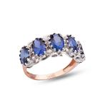 Zonder minimumprijs - Ring - 9 kt. Zilver, Roségoud -, Nieuw