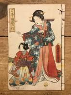 Twee houtblok prent boekjes waarvan de kaften één afbeelding