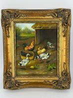 Roe Bros. - Lijst - Hout, Stucco - Een gevogelte in de, Antiek en Kunst