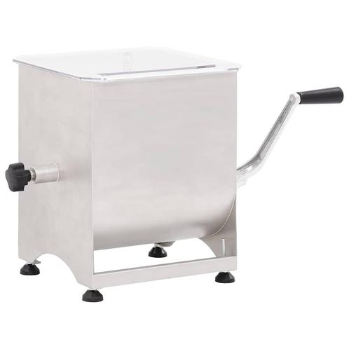 vidaXL Vleesmixer met bak roestvrij staal zilverkleurig, Elektronische apparatuur, Overige elektronische apparatuur, Nieuw, Verzenden