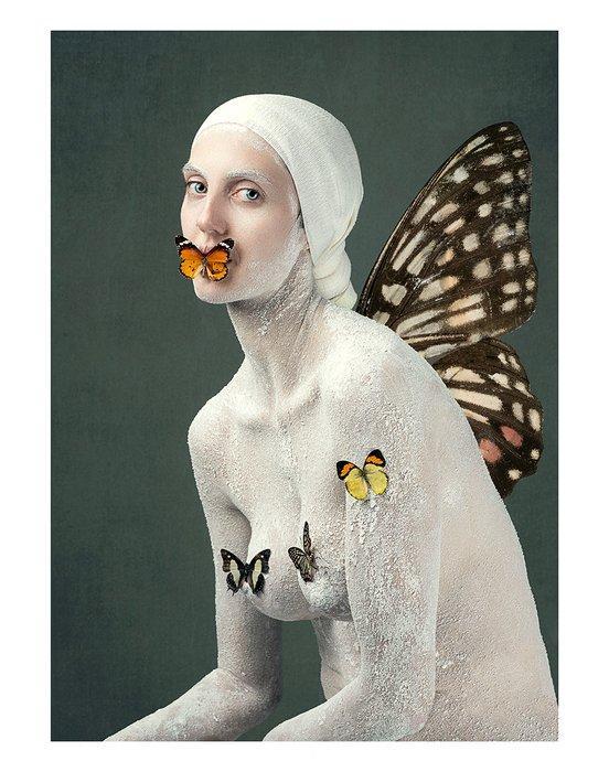 Elena Paraskeva - Chrysallis (GERMAN ETCHING) -XL, Antiek en Kunst, Kunst | Designobjecten