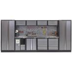 Werkbankset - met RVS plaat omkleed werkblad,, Doe-het-zelf en Bouw, Ophalen of Verzenden, Nieuw