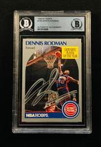 1990/91 - NBA Hoops - Dennis Rodman - #109 Hand Signed - 1, Hobby & Loisirs créatifs