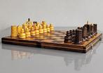 Schaakspel - in legno - Est Europa - con scacchiera