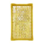 Krat geel 495x395x60 mm geperforeerd gebruikt, Doe-het-zelf en Bouw, Ophalen of Verzenden, Nieuw