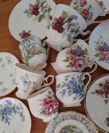 Royal Albert, Royal Windsor, Queens - Kop en schotel (14) -