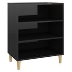 Zwart Dressoir 57cm | Retour Deal | Kleine Prijs, Grote W..., Met plank(en), Verzenden, Nieuw, 50 tot 100 cm