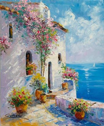 Christof Vevers (1962) - Riviera Italienne - Mediterranée -, Antiquités & Art