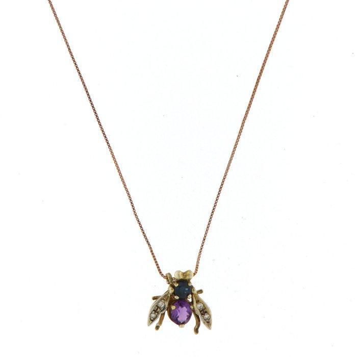 Zonder Minimumprijs - Ketting met hanger Zilver, Handtassen en Accessoires, Antieke sieraden