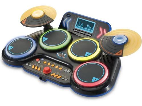 VTech Kidi DJ Drums - Interactief Drumstel - Opnamefunctie &, Huis en Inrichting, Woonaccessoires | Overige, Zo goed als nieuw