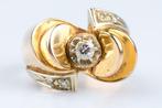 Bague - 18 carats Or jaune -  0.33ct. tw. Diamant, Nieuw