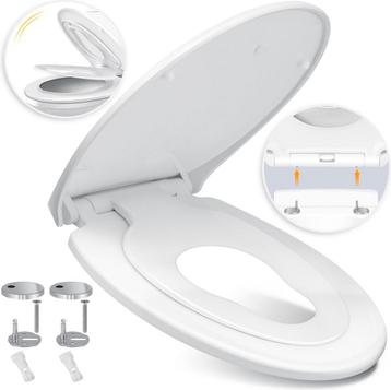 KESSER® WC bril met Soft Close Deksel - Toiletbril ook voor, Verzenden