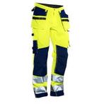 Jobman 2222 pantalon dartisan star hi-vis d120 jaune/bleu, Bricolage & Construction