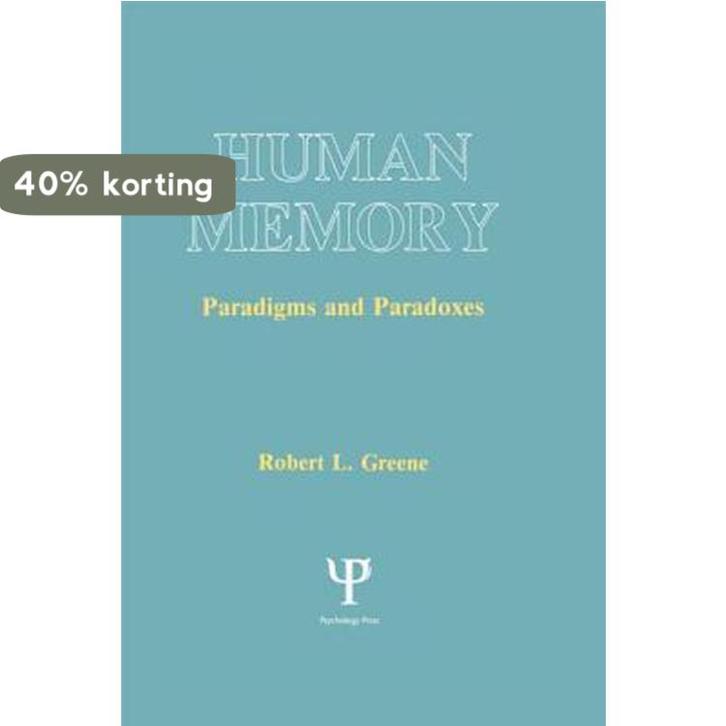 Human Memory 9780805809978 Robert L. Greene, Livres, Langue | Anglais, Envoi