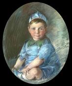 Scuola inglese (XIX-XX) - Portrait of child - NO RESERVE, Antiek en Kunst