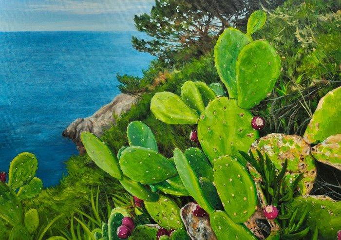 Popovici Constantin - Fairy tale atmosphere - Dubrovnik, Antiek en Kunst, Kunst | Schilderijen | Modern