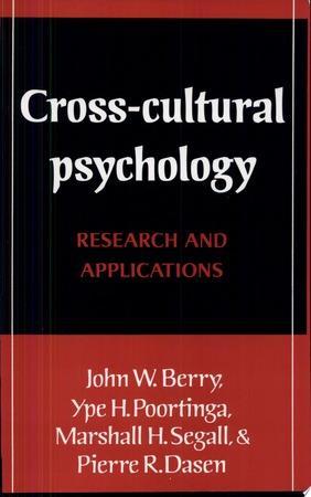 Cross-Cultural Psychology: research and applications, Boeken, Taal | Engels, Verzenden