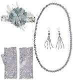 Roaring Twenties 20S Accessoireset 4 delig, Hobby en Vrije tijd, Verzenden, Nieuw