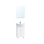 Badmeubelset Napolini 50 cm wit incl. Spiegel, Doe-het-zelf en Bouw, Ophalen of Verzenden, Nieuw, Bad