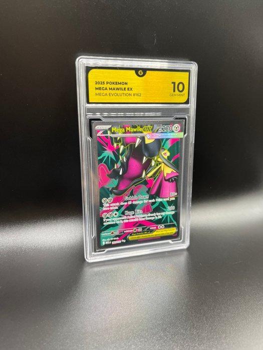 Pokémon - 1 Graded card - Mega Mawile ex 162 Mega Evolution, Hobby en Vrije tijd, Verzamelkaartspellen | Pokémon