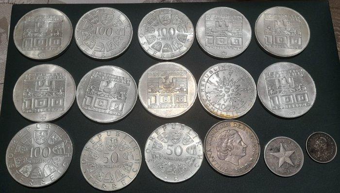 Oostenrijk, Feodaliteit Lage Landen, Argentinië. Collection, Postzegels en Munten, Munten | Europa | Niet-Euromunten