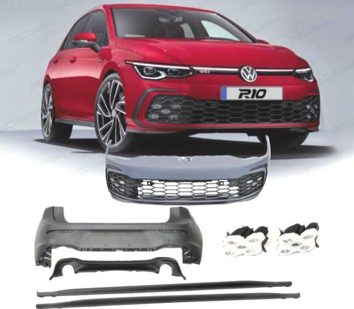 Kit Carrosserie Vw Golf Mk8  Look Gti + Antibrouillard, Auto-onderdelen, Carrosserie, Verzenden