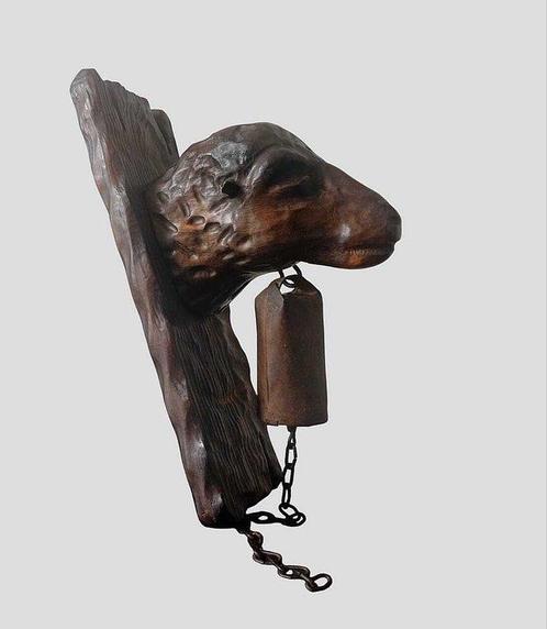 Deurbel - 1850-1900 - Schapen - 30 cm, Antiek en Kunst, Curiosa en Brocante