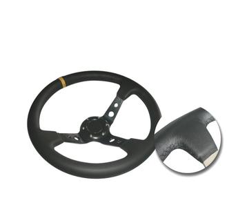 VOLANT TYPE OMP INVERSE NOIR JAUNE, Verzenden