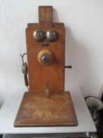 C. Lorenz - Berlin - Téléphone analogique - Bois et cuivre -, Antiek en Kunst