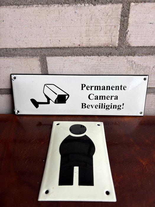 Emaille borden - Set van 4 originele emaille borden –, Antiquités & Art, Antiquités | Assiettes décoratives & Carrelages