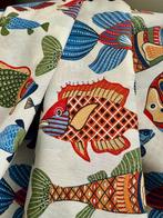 Double largeur, tissu imprimé avec un fond marin et des