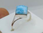 925 Zilveren Ring - Natuurlijk Larimar- 2.3 g