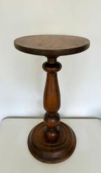 piedestal - Plantentafel - Eik - Bijzettafel Sokkel Zuil