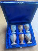 Service de boisson (6) - Onyx - Luxe Vintage Onyx Shot, Antiek en Kunst