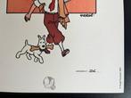 Tintin - Tintin et Milou Globe Trotters - 1 Lithographie -