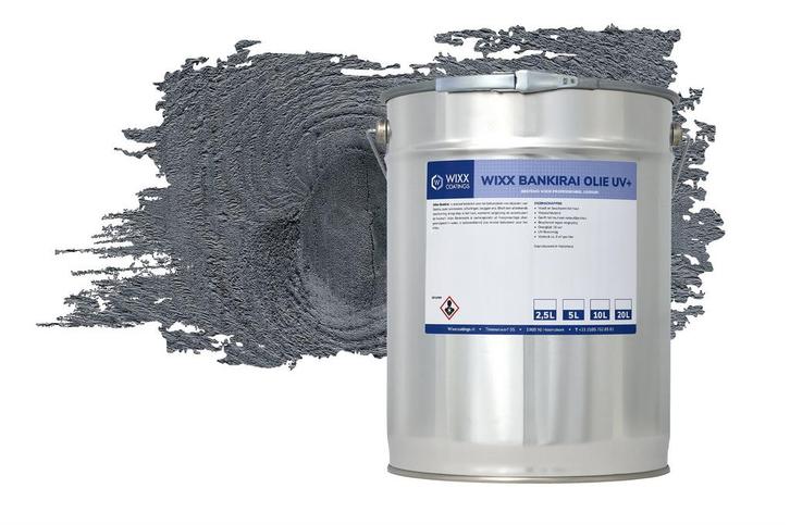 DCC Bankirai Olie UV+ Antraciet 1L, Doe-het-zelf en Bouw, Verf, Beits en Lak, Nieuw, Verzenden