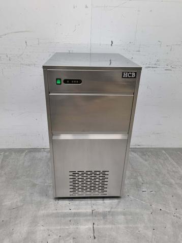 Machine à glaçons en acier inoxydable 80 kg p/d 230V Horeca, Verzenden