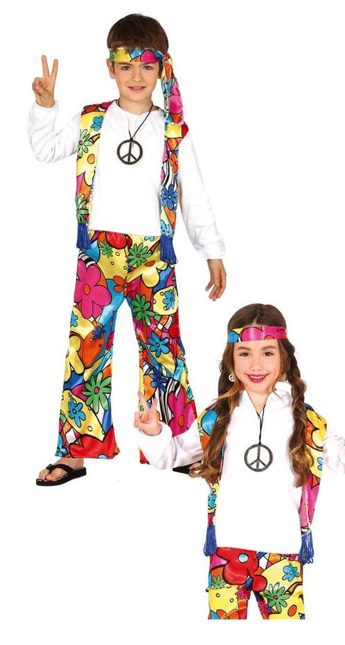 Hippie Kostuum Peace Kind, Kinderen en Baby's, Carnavalskleding en Verkleedspullen, Nieuw, Verzenden