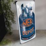 MEA Depot, Reclamebord, Emaillerie Emrec Eemnes, 1950 -